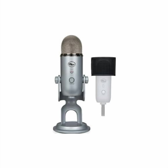 Micrófono USB Blue Microphones Yeti Plata con Accesorios