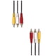 thumbnail image 2 of Cable Estereo 3 RCA A 3 RCA 180cm Negro, 2 of 5