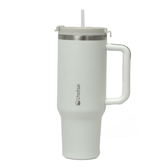Vaso Térmico Tumbler 1180ml Acero Inoxidable con Tapa Lhotse crema