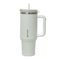 Vaso Térmico Tumbler 1180Ml Acero Inoxidable Con Tapa Lhotse Crema