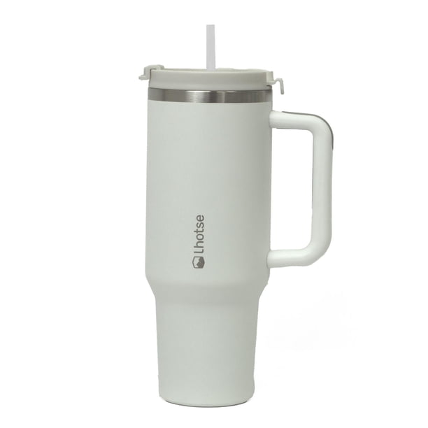 Vaso Térmico Tumbler 1180ml Acero Inoxidable con Tapa Lhotse crema