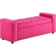 thumbnail image 2 of Banqueta Baul Lawin 2c Felpa 30 Fucsia, 2 of 5