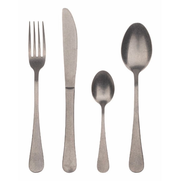 Set Cuberteria 24pzs Acero Inox Munich Stonewash