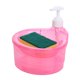 thumbnail image 3 of Dispensador De Jabón Y Soporte Para Fregador Práctico Dispensador De Jabón De Cocina Para El Hogar Rose Red, 3 of 3