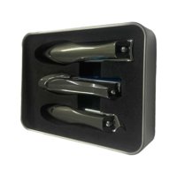 Ioensy - Juego De Cortaúñas 3X Cortaúñas Conveniente Para Personas Mayores, Hombres Y Mujeres Mayores, Marrón