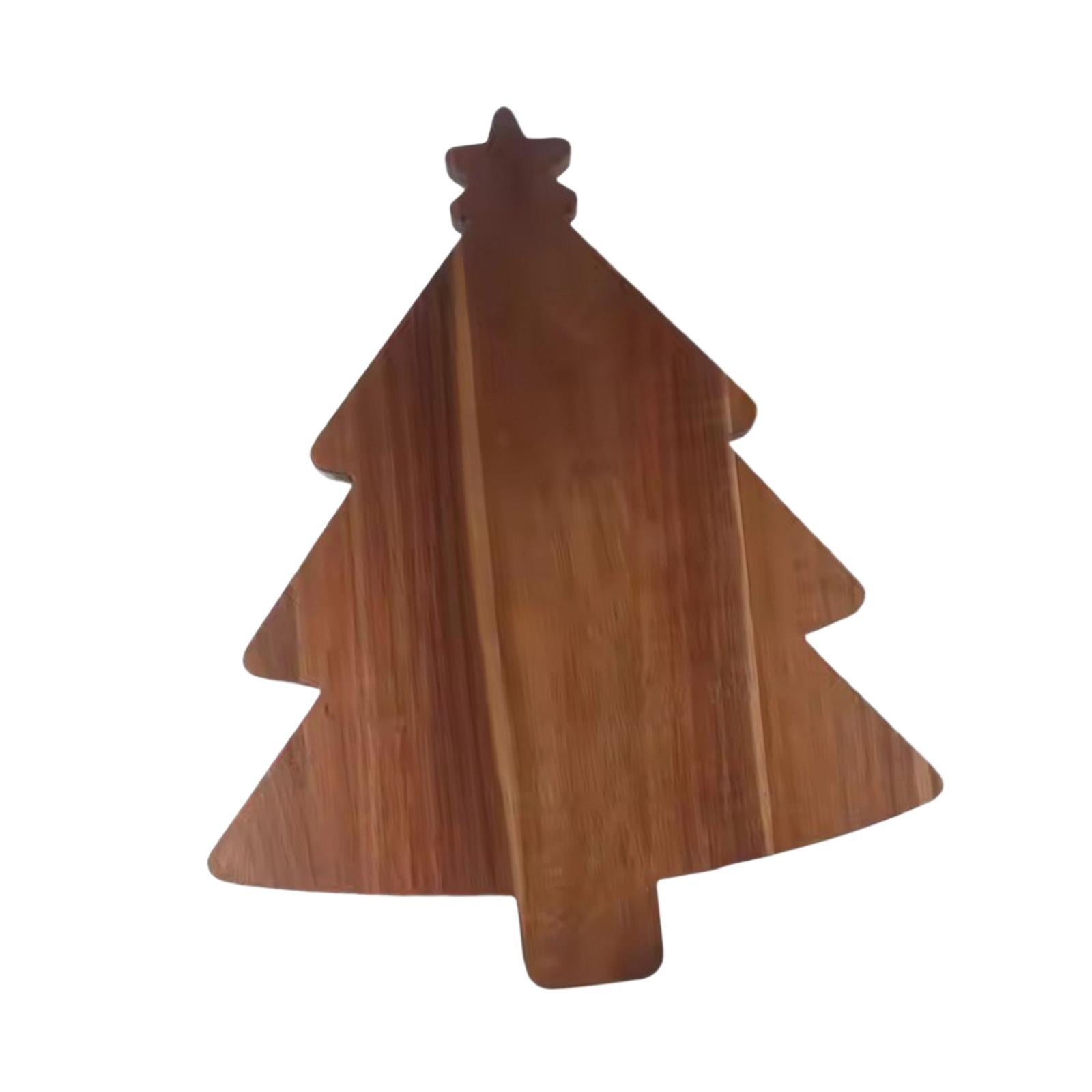 Bothyi - Tabla De Cortar De Madera Para Árbol De Navidad, Postre, Dulces, Queso, Carne, Pan, Estilo A
