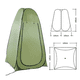 thumbnail image 4 of Carpa 1 Persona Belug Carpa Baño Camping Vestidor Portátil verde, 4 of 4