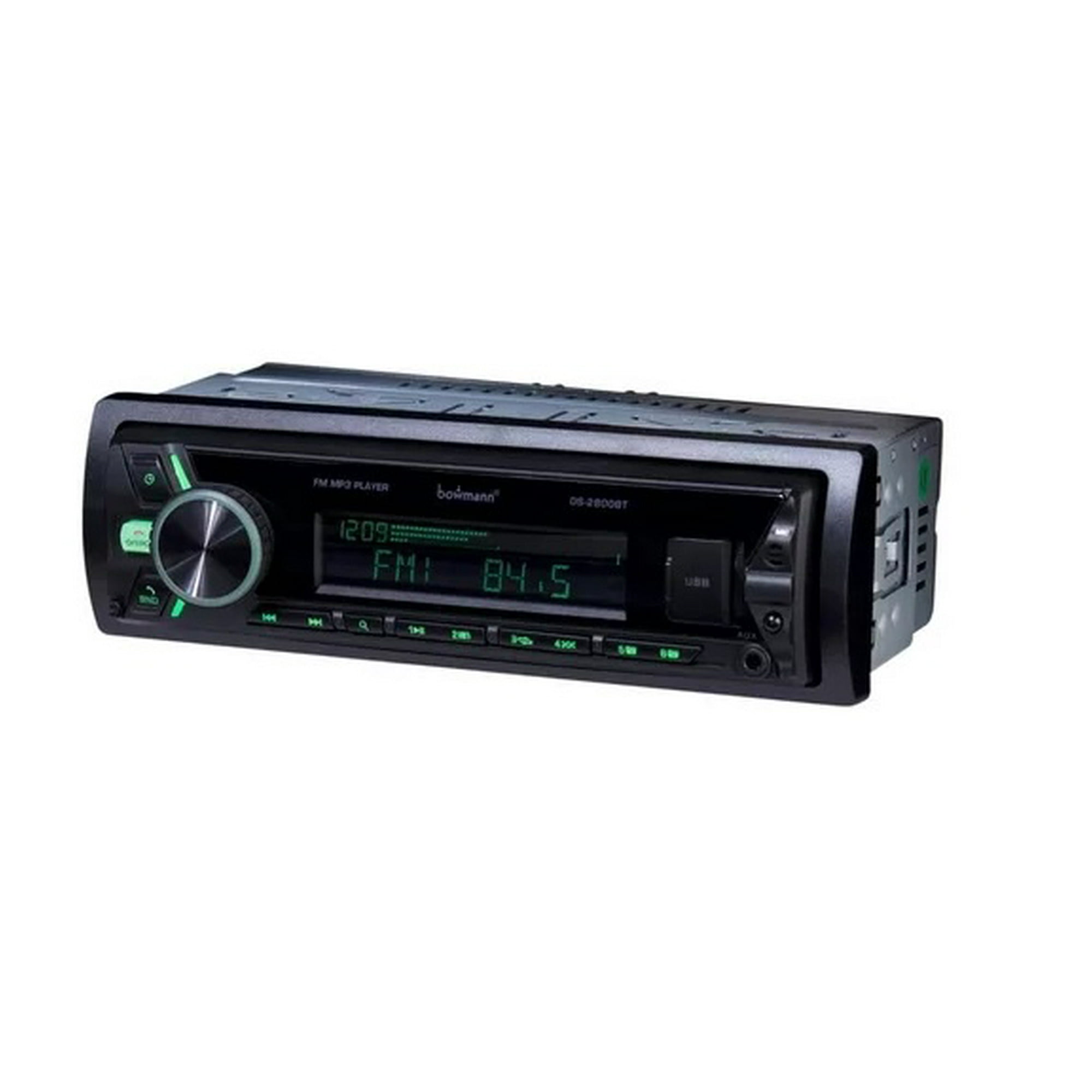 Bowmann - Radio De Auto Con Usb, Bluetooth Y Lector De Tarjeta Sd