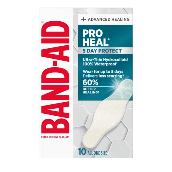 Curitas adhesivas Band-Aid Pro Heal ultradelgadas, 10 piezas