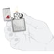 thumbnail image 5 of Mechero de bolsillo Zippo Tiles con diseño de emblema en cromo cepillado, 5 of 6