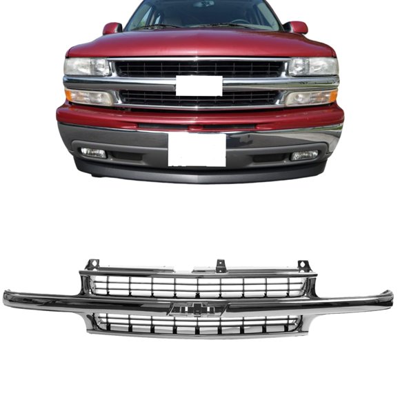 Parrilla delantera Titanium Plus Autoparts para Chevrolet Silverado y Tahoe