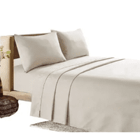 Genérico - Sabanas 200 Hilos 2 Plazas Beige