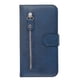 thumbnail image 3 of Funda con Cremallera para Samsung Galaxy S10, Carcasa Cartera de Cuero PU con Soporte y Tarjetero, 3 of 5
