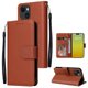 thumbnail image 1 of Funda Cartera para iPhone 15 con Tarjetero, Soporte y Cordón - Protección Marrón, 1 of 5