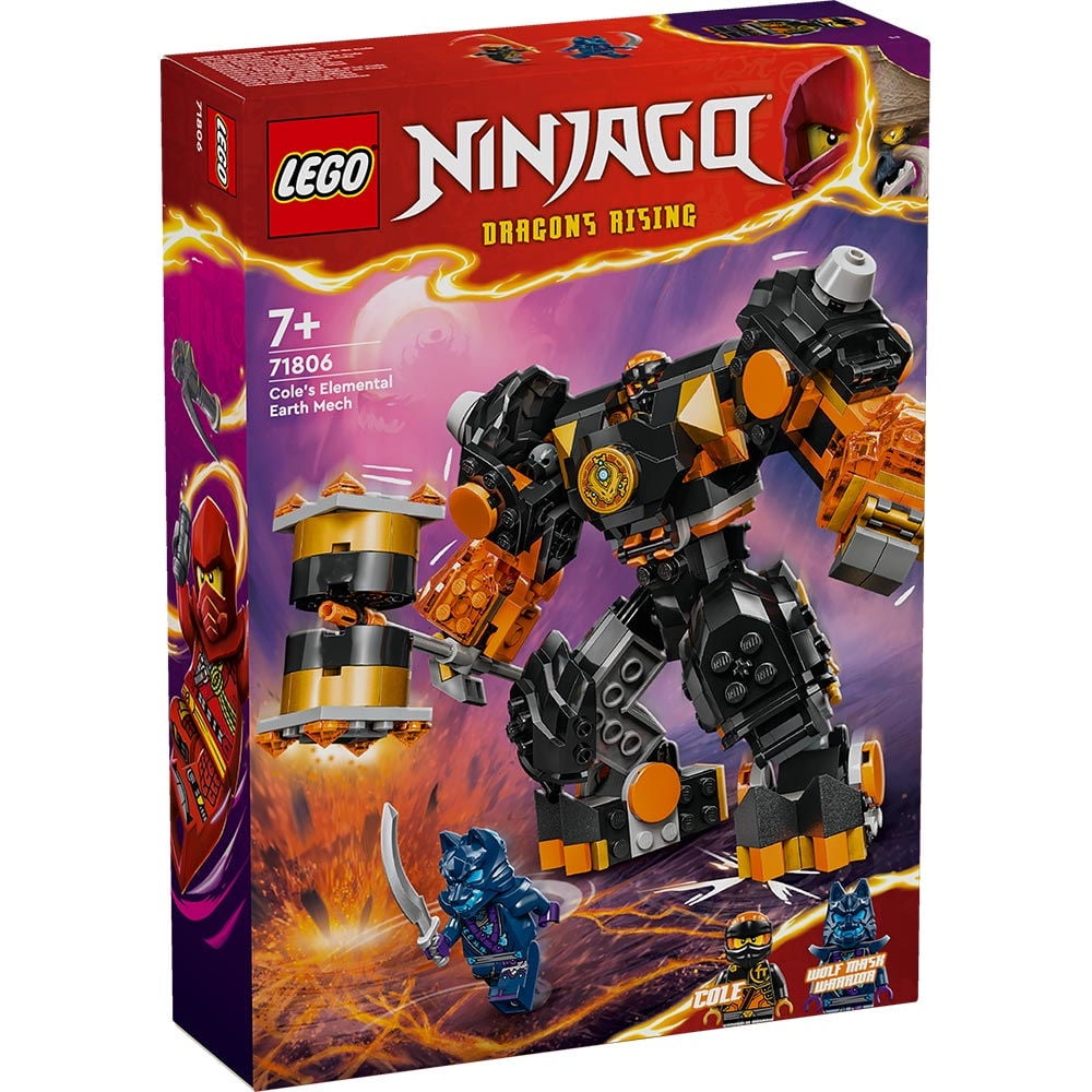 Bloques De Construcción Lego Ninjago Armadura De Tierra (71806)