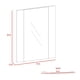 thumbnail image 4 of Espejo Flotante Madrid 60x45x1,8 Con Marco Wengue, 4 of 4