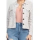 thumbnail image 5 of Chaqueta CCwholesalesclothings Tweed A Cuadros Malva, 5 of 5