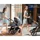 thumbnail image 3 of Coche Cuna Con Silla Nido Y Accesorios Gris LuBabycas, 3 of 8