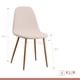 thumbnail image 4 of Pack de 4 Sillas Spoon Terciopelo - Crema, 4 of 4