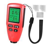 Magideal - Medidor De Espesor De Revestimiento Con Autocalibración, Medidor De Capa De Pintura, Medidor De Profundidad De Pintura Para Automoción, Carrocerías De , Rojo