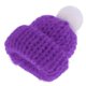 thumbnail image 2 of 1/12 Escala Casa De Mu?ecas Escena En Miniatura Beanie Hat Skate Cap Decoración Púrpura, 2 of 3