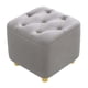 thumbnail image 1 of Taburete para pies Reposapiés Asiento acolchado Taburete otomano antideslizante estable Taburete pequeño para vestidor Entrada Guardería Sofá Hogar , gris, 1 of 5