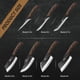 thumbnail image 2 of Juego de cuchillos de carnicero HOSHANHO forjados a mano con bolsa enrollable, 8 piezas, 2 of 8