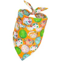 Magideal - Bufanda Suave Con Babero Para Perro De Pascua Para Perros , Medianos Y Grandes, Disfraz De Festival De Mascotas, Suministros Para Mascotas Huevos De Pascua