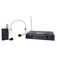 Philco - Kit De Microfono Inalambrico Vhf 2 En 1 Cintillo Y Solapa