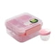 thumbnail image 5 of Contenedores Bento Box Portátiles Multiusos Para Preparar Comidas Para La Oficina, Viajes, Fiestas, Color Rosa, 1250 Ml, 5 of 5