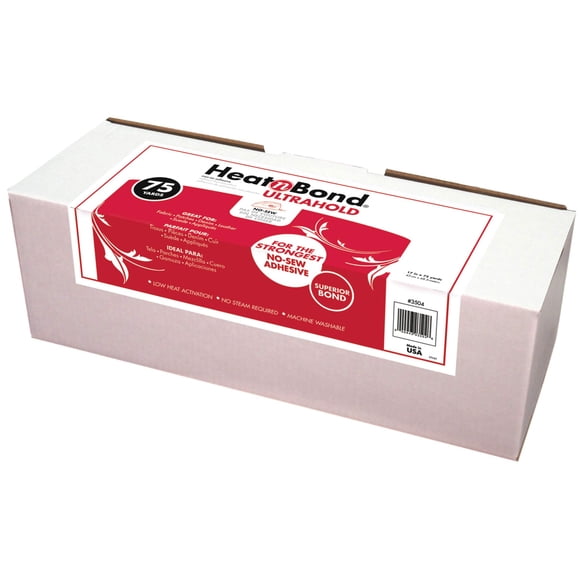 Adhesivo HeatnBond 43 cm × 68 m Rollo para Caja de Exhibición