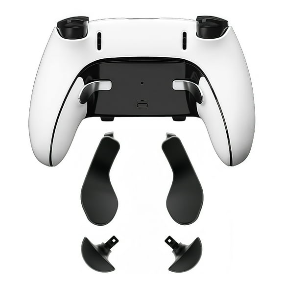 Kit de Paletas Traseras AARONMEI para Controlador PS5 Edge Elite Set 4 Piezas Negro