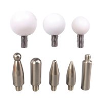 Magideal - Puntas De Gancho Para Eliminación De Abolladuras De Coche, Reparación De Abolladuras Sin Pintura, Cabezales De Bolígrafo, Herramienta De Mano Portátil