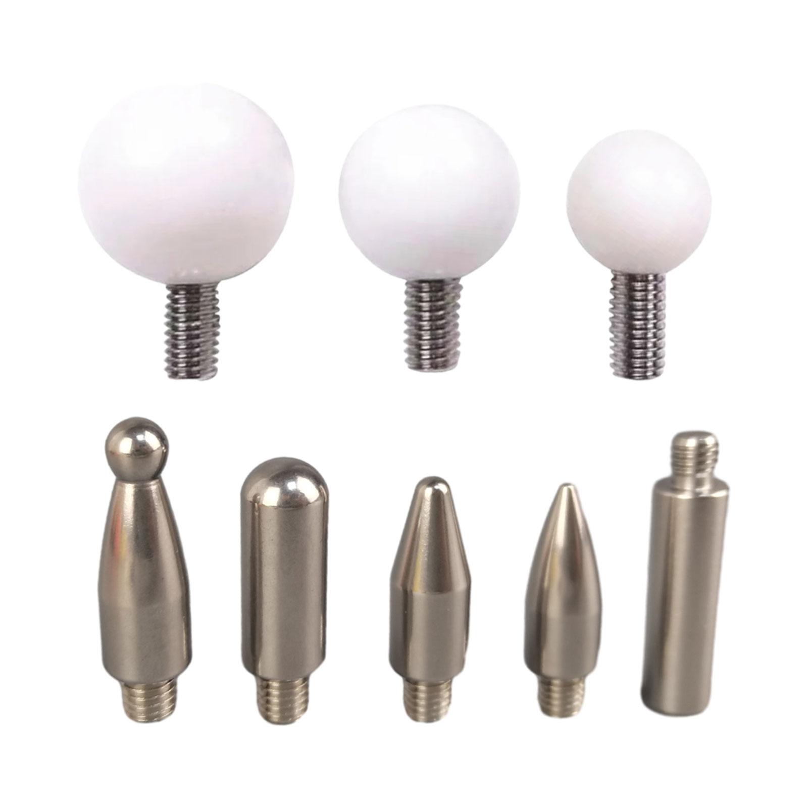 Magideal - Puntas De Gancho Para Eliminación De Abolladuras De Coche, Reparación De Abolladuras Sin Pintura, Cabezales De Bolígrafo, Herramienta De Mano Portátil