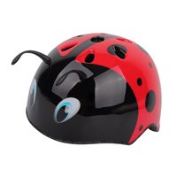 Magideal - Casco De Bicicleta 3D Ladybug, Casco De Ciclismo De Carretera Para Niños, Casco De Bicicleta Ligero Portátil Para Niños Y Niñas, Patinaje Sobre Ruedas M