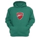 thumbnail image 1 of Polerón Canguro Ducati Verde Aguamarina Talla Xl Unisex, 1 of 3