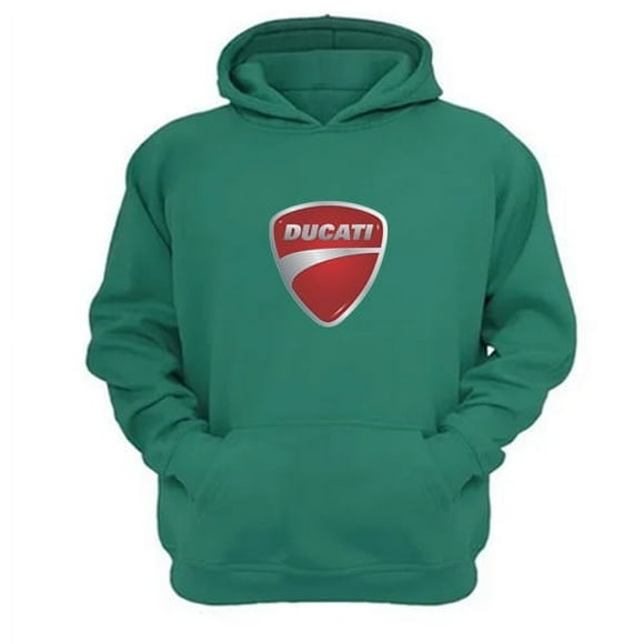 Polerón Canguro Ducati Verde Aguamarina Talla L Unisex
