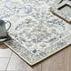 thumbnail image 3 of Alfombra Jinchan, lavable, 60 x 300 cm, diseño floral azul vintage, 3 of 3