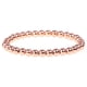 thumbnail image 1 of Pulsera de cuentas de oro para mujer, pulsera elástica con cuentas chapadas en oro de 14 quilates., 1 of 5