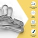 thumbnail image 5 of Perchas de plástico para niños Lifemaster, 30 cm, con muescas, gris, paquete de 20, 5 of 7