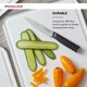 thumbnail image 4 of Tabla de cortar KitchenAid Classic de plástico, 28 cm x 36 cm, color blanco/gris, 4 of 9