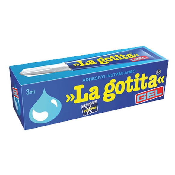 Adhesivo Instantáneo Doméstico Gel Caja 3 ml, 1 Un