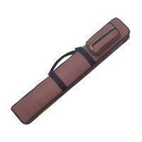 Ioensy - 8 Agujeros Billar Funda Para Tacos De Billar Portador Protector Taco De Billar Bolsa De Almacenamiento Café