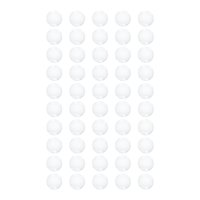 Magideal - 1 Paquete De Azulejos De Cúpula De Cabujones De Cristal Para La Fabricación De Joyas, Cabujones De Cristal Transparente, Regalo De Boda, Parte Trasera 6Mm 50 Piezas