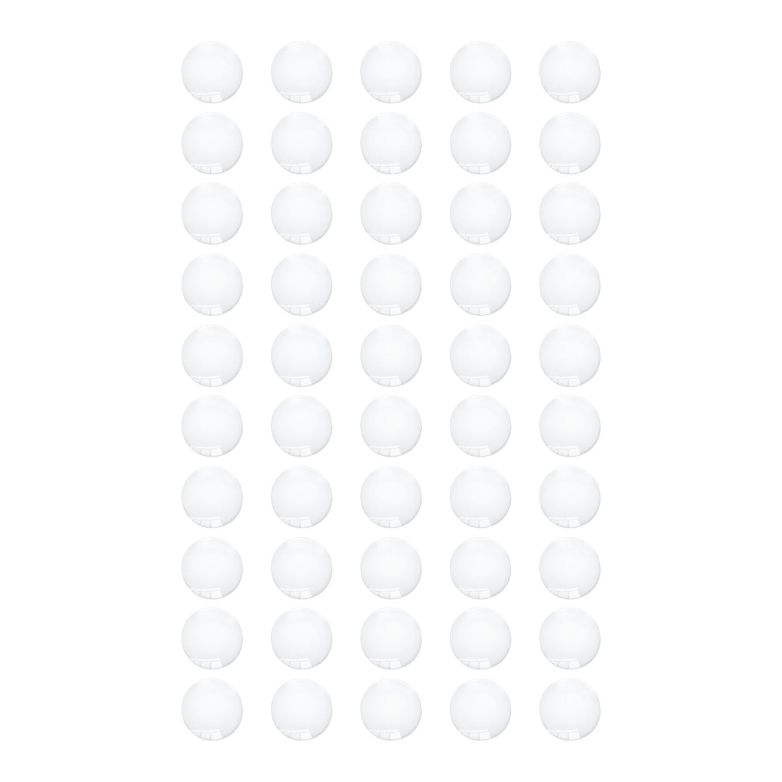 Magideal - 1 Paquete De Azulejos De Cúpula De Cabujones De Cristal Para La Fabricación De Joyas, Cabujones De Cristal Transparente, Regalo De Boda, Parte Trasera 6mm 50 Piezas
