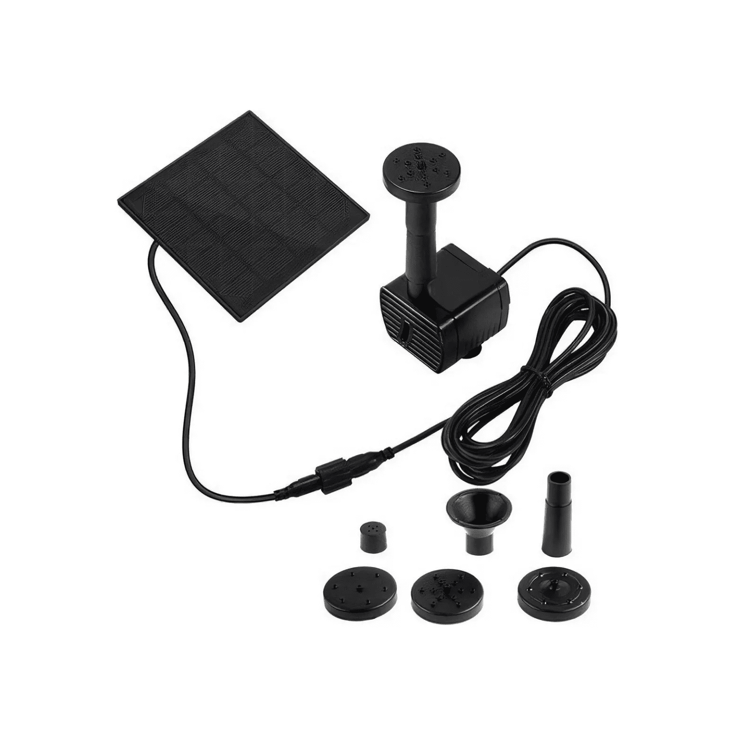 Importclick - Bomba Agua Fuente Piscina Panel Energía Solar Sumergible 1.4w