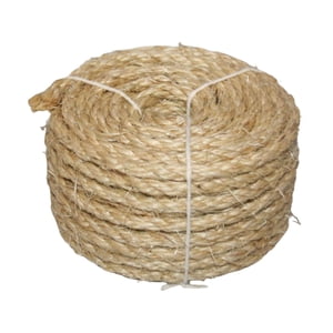 Ioensy - Cuerda De Sisal Retorcida, Poste Rascador Para Gatos, Cuerda De Cáñamo Resistente Hecha A Mano Para Mascotas, 6Mm X 10M