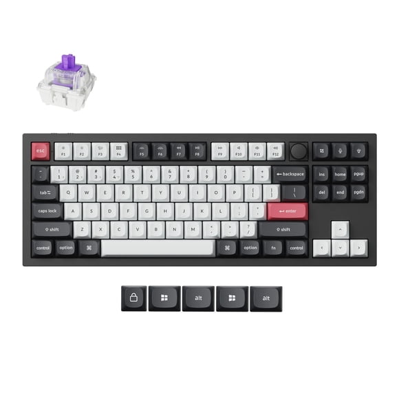 Teclado Keychron Q3 HE Interruptores Gateron inalámbricos 80% TKL RGB