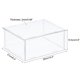 thumbnail image 2 of Uxcell Caja de Exhibición de Acrílico Caja de Plástico Cubo Caja de Almacenamiento Ensamblar Vitrina a Prueba de Polvo para Artículo 10.2x8.3x4.1 pulgadas, 2 of 6