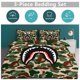 thumbnail image 5 of Bape Shark Camo Bape Shark Camo 3-Piece Bedding Set Warm And Comfortable Soft Duvet Cover Bed Set for Boys Girls Kids Adult Bedroom All Season, 5 of 5